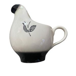 STETSON BLACK & WHITE GRAVY BOAT (5"X6") DNC The Grey Owl